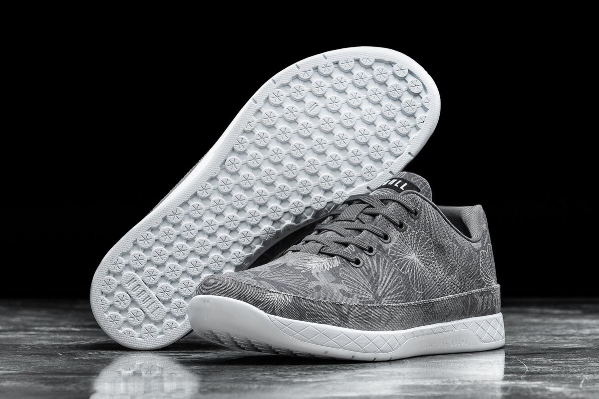 Nobull Canvas Men's Trainers Grey | Australia (CP6095)